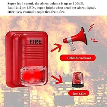 FSR-12 Fire Alarm Warning Strobe Siren – Navkar Systems