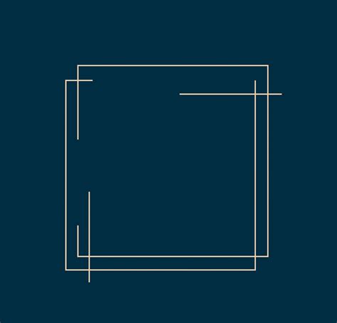 Download A Square Frame On A Dark Blue Background | Wallpapers.com