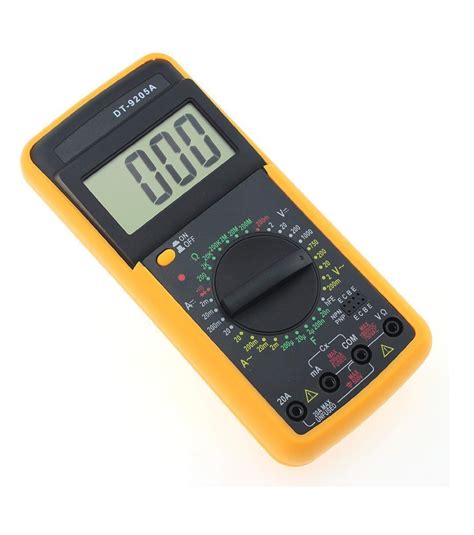 Ekavir Dt9205a Digital Volt Multimeter With Probes For Measuring Ac ...