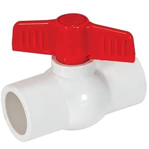 EZ-FLO 3/4 Inch Slip Schedule 40 PVC Quarter Turn Ball Valve, Brass ...