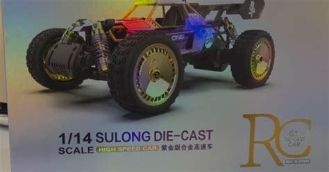 Sulong `1:14 Die Cast Metal Body High Speed Rc Car With Gift Box