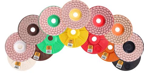 SURIE POLEX “DCRPD-4S1-R” 7Pcs 3mm 0 to 6 Grit, Diamond Polishing Pads ...