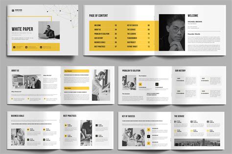 40 Best White Paper Templates For Word InDesign White Paper Template ...