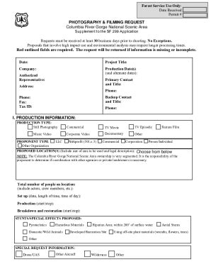 Fillable Online Film and Photo Request Form Fax Email Print - pdfFiller