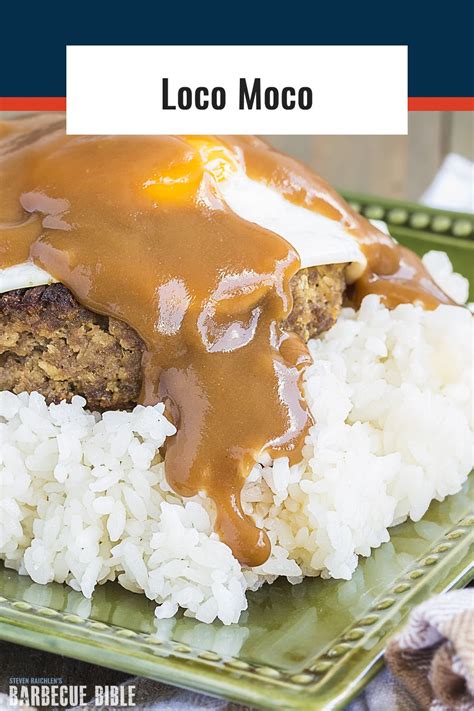 Hawaiian Loco Moco Recipe: Rice, Burger, Egg & Gravy