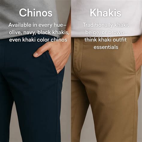 Khakis vs Chinos: The Smart Gentleman’s Guide | TrueKung