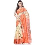 Buy dB DESH BIDESH Women's Tant Cotton Saree Without Blouse Piece ...