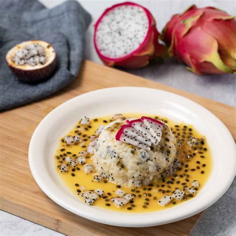 Passion and Dragon Fruit Sticky Rice - J&C Tropicals