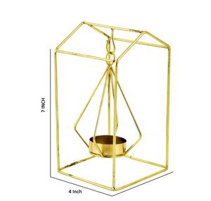 Taare Jhopdi Jhula Tea Light Holder | Metal T-light Candle Holder Stand