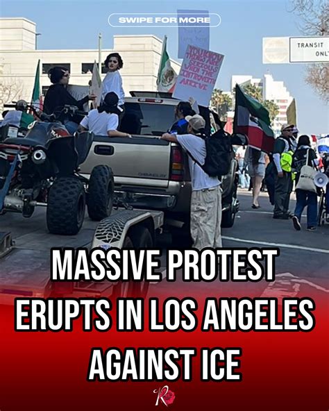 Rosecrans Media | 🚨🇲🇽 ️ Massive Anti-ICE Protest Breaks Out In Los ...