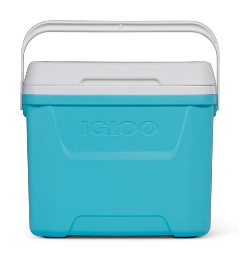 Igloo 28 QT Laguna Hard-Sided Ice Chest Cooler, Aqua Blue and White ...