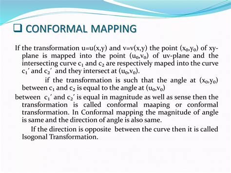Image result for Conformal Mapping Applications