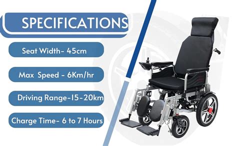 ESLEH MASTER Carbon Steel Electric Wheelchair | Foldable ...