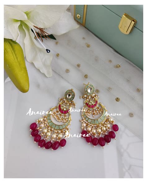 Paachi kundan chandbalis – anairaa