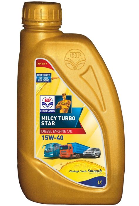 HP Lubricants Milcy Turbostar 15W-40 API CH4 Engine Oil for Cars (1 L ...