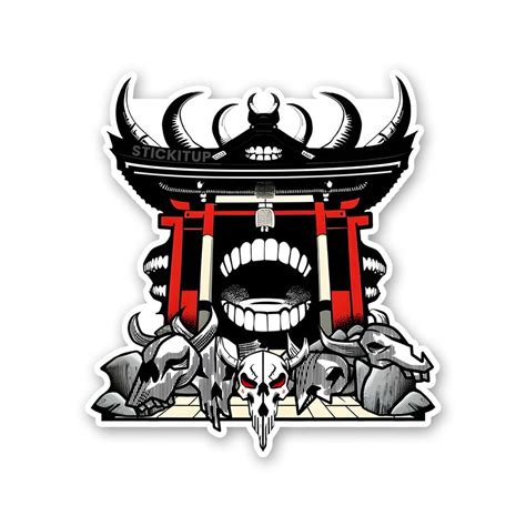 Buy Malevolent Shrine Sticker Online | Premium Waterproof Vinyl | STICK ...