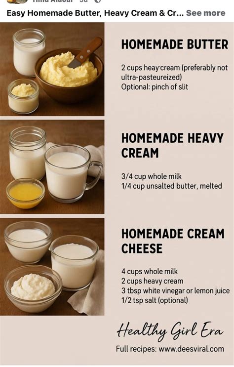 Pin by Lise Theriault on Homemade cream in 2025 | Homemade butter ...