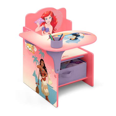 Disney Princess Chair Desk with Storage Bin - Ideal India | Ubuy