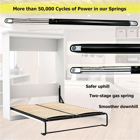 Queen Murphy Bed Kit Vertical,Queen Size Deluxe Murphy Bed Kit,DIY ...