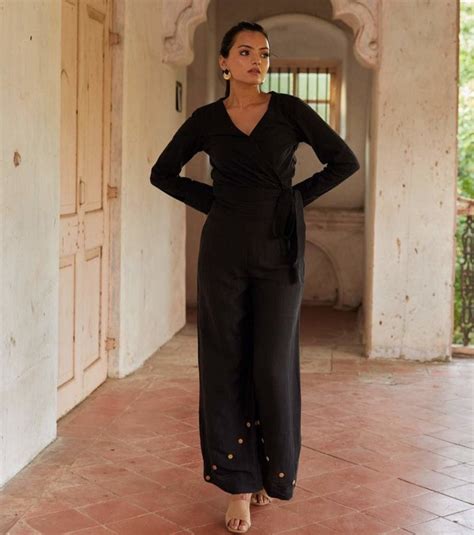 Perched Black Detachable Jumpsuit | Hemp Bamboo Fabric | Womens ...