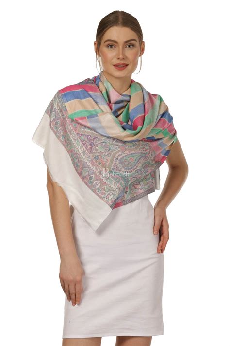 Pashtush Women'S Scarf, Soft Bamboo Stole, Multicoloured – Pashtush ...