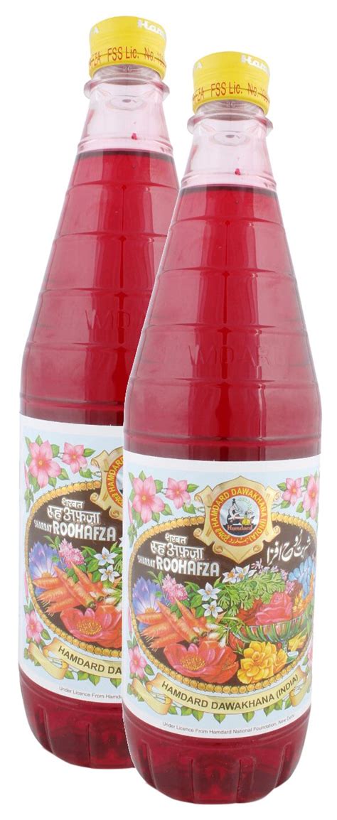 Hamdard Big Bazaar Combo - Dawakhana Roohafza Sharbat 750ml (Pack of 2 ...