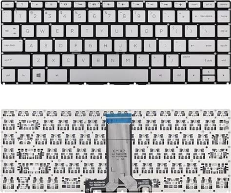 HB PLUS Laptop Keyboard for HP Pavilion X360 14-BA, 14T-BA, 14M-BA, and ...