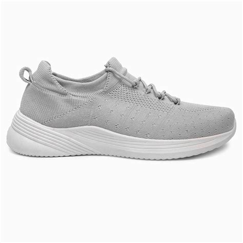 FUEL Trenzo Grey Women's Sneakers for Walking/Running | Comfortable, L ...
