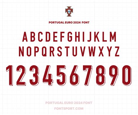 PORTUGAL EURO 2024 FONT - Download high quality font with OTF, TTF, and Vector format for ...