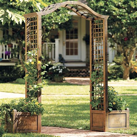 Resin Garden Arch Trellis | Brylane Home