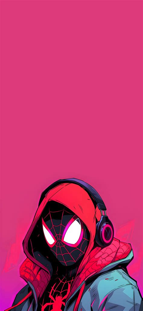 Marvel Spider-Man Miles Morales in Headphones Wallpapers - Wallpapers Clan