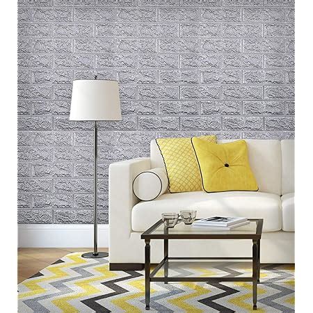 Home Sajawat-3D Foam Brick Wall Stickers Panel Peel & Stick Wallpaper ...