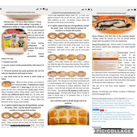 hot roll mix recipe