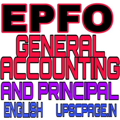 UPSC EPFO 2025 | GENERAL ACCOUNTING AND PRINCIPLES PDF BY UPSCPAGE.IN