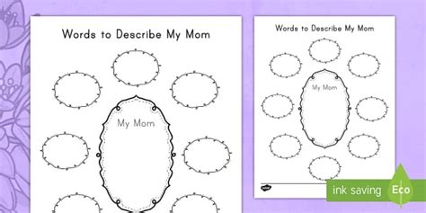 Words to Describe My Mom | Mother's Day | Twinkl USA