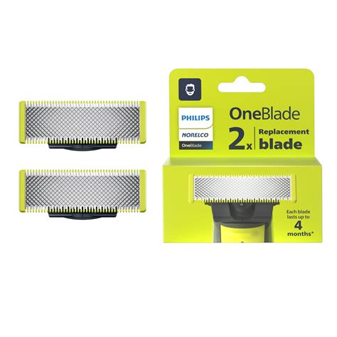 Philips Norelco Oneblade Replacement Blade 2 Pack, Trims, Edges, Shaves ...