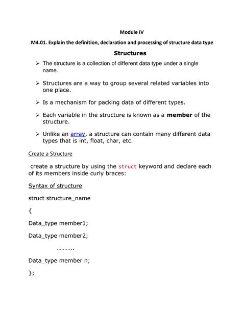 Image result for C Program Structure