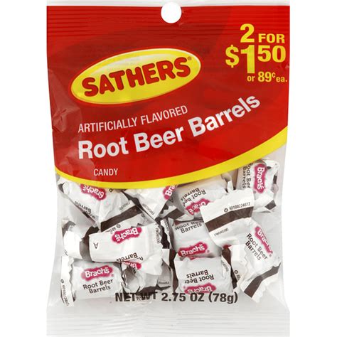 Sathers Candy, Root Beer Barrels (2.75 oz) Delivery or Pickup Near Me ...