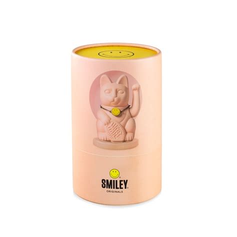 Lucky Cat Smiley - Peach