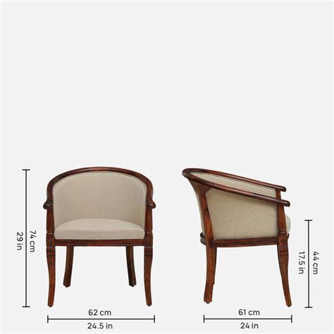Charlton Sheesham Wood Arm Chair – Homes of Rajasthan