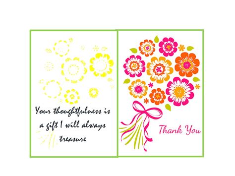 printable thank you cards pdf printable card free - printable thank you ...