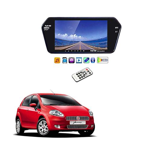 Shoolin LED Screen for Car 7-Inch Rearview Led Monitor with 8 LED ...