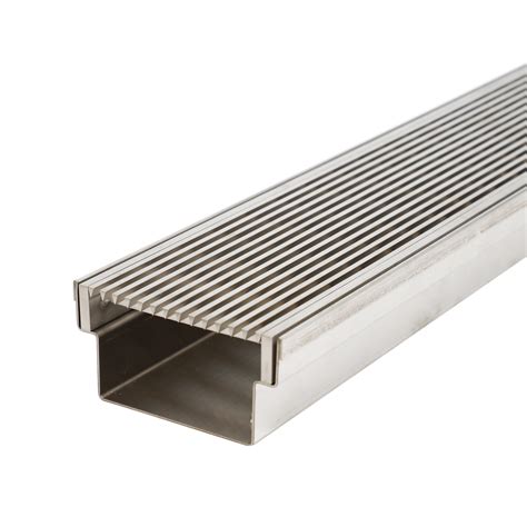 Stainless Steel Grating Floor Drain Walkway Commercial Drainage Trench ...