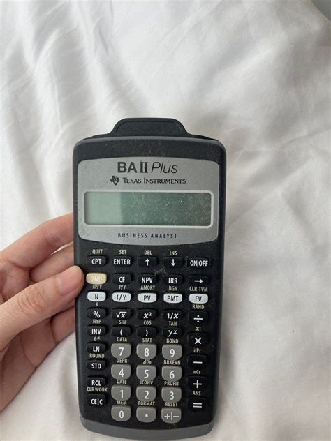 Using BA 2 Plus Calculator 的图像结果