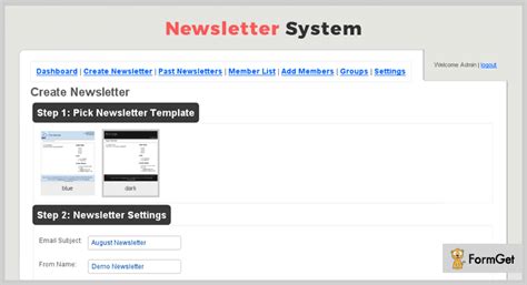 Newsletter PHP Script 的图像结果