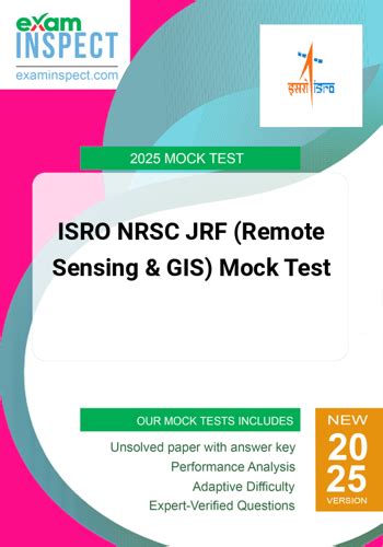 Buy ISRO NRSC JRF (Remote Sensing & GIS) Mock Test 2025 Edition - JET ...