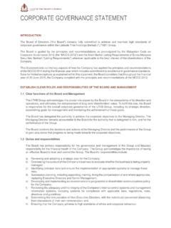 Corporate Governance Statement Example 的图像结果