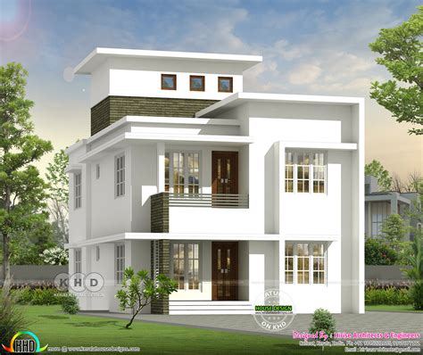 1700 square feet villa style small home design - Kerala Home Design and ...