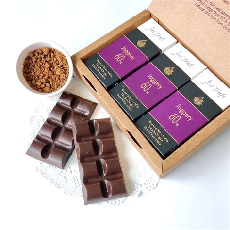 Jus'Trufs 60% Artisanal Dark Chocolate Bar | Chocolate Bar Sweetened ...