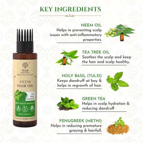 Neem Hair Growth Oil | Neem Hair Oil for Hair Fall Control – Khadi ...